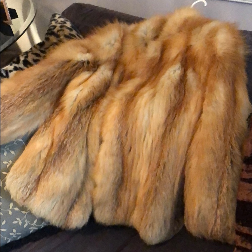 Red fox coat